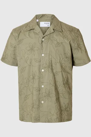 SELECTED 100 % Coton Chemise À Manches Courtes
