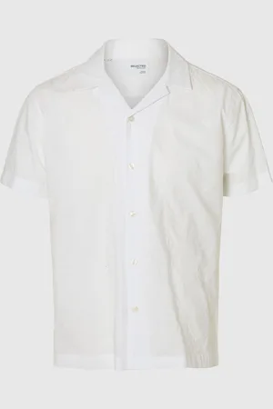 SELECTED 100 % Coton Chemise À Manches Courtes