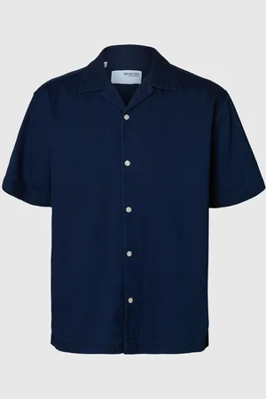 SELECTED Manches Courtes Chemise En Jean