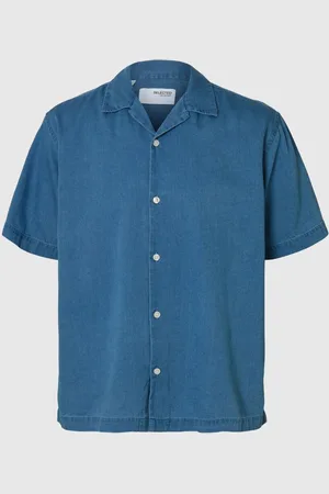 SELECTED Manches Courtes Chemise En Jean