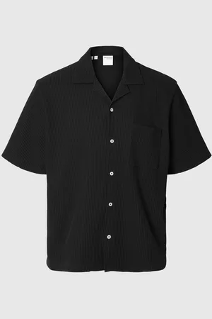 SELECTED Gaufrée Chemise À Manches Courtes