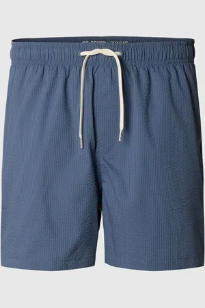 SELECTED Seersucker Short De Bain