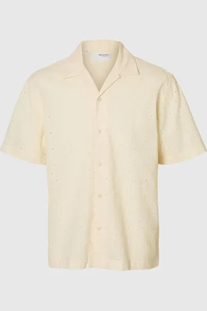 SELECTED Broderie Anglaise Chemise À Manches Courtes