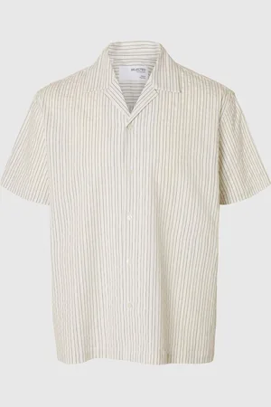 SELECTED Seersucker Chemise À Manches Courtes