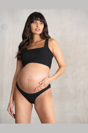 Séraphine Slip de bikini de maternité texturé Under Bump