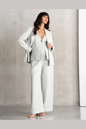 Séraphine Pantalon de maternité ajusté à coupe ample, sur le ventre