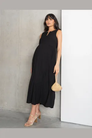 Séraphine Robe mi-longue asymétrique de maternité et d