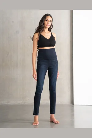 Séraphine Jean skinny post-accouchement sculptant indigo