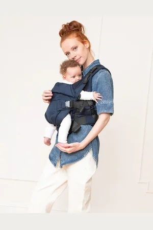 Séraphine Le porte-bébé CARIPOD™ - Toile en coton bleu marine