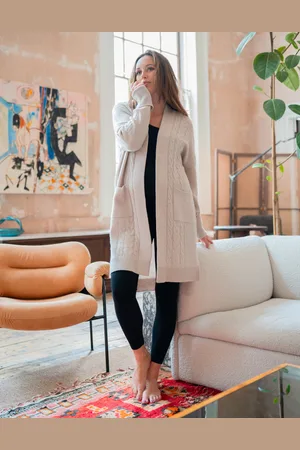 Séraphine Cardigan de grossesse en laine mérinos