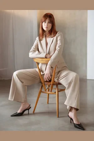 Séraphine Pantalon de travail de maternité coupe ample