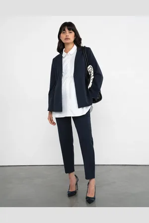 Séraphine Pantalon de grossesse fuselé bleu marine