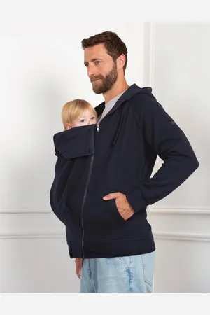 Séraphine Sweat à capuche de portage pour homme, bleu marine