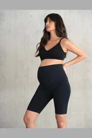Séraphine Leggings de grossesse coupe short cycliste au-dessus du ventre