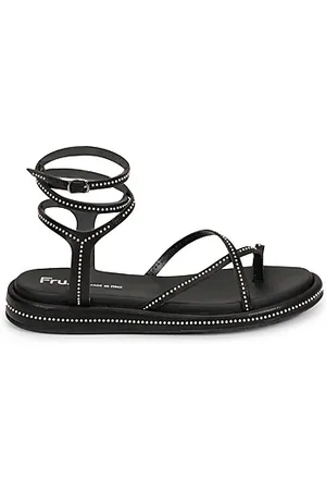 Fru.it Sandales 7430-100-NERO-NIKEL