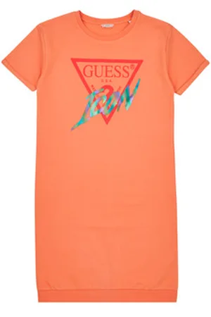 Guess Robe enfant ROLLED UP SLEEVES TERRY DRESS