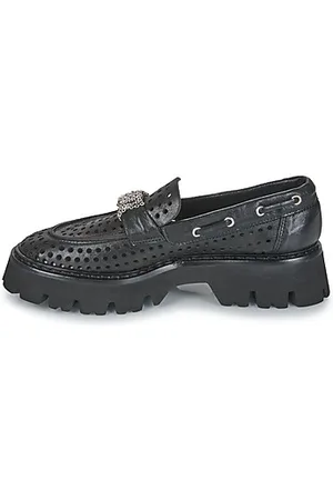 Fru.it Mocassins 8152-999-ANFIBIO-NERO-NIKEL