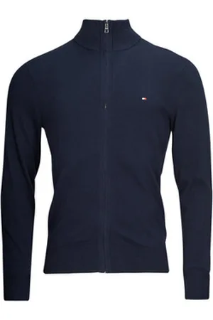 Tommy Hilfiger Gilet PIMA ORG CTN CASHMERE ZIP THRU