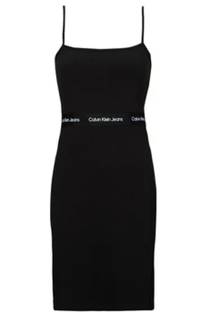 Calvin Klein Robe courte LOGO ELASTIC STRAPPY DRESS