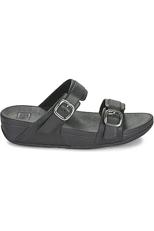 FitFlop Mules Lulu Adjustable Leather Slides