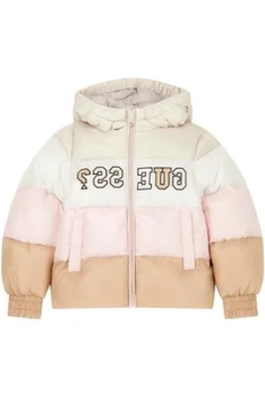 Guess Doudounes enfants HOODED LS PADDED PUFFER W ZIP