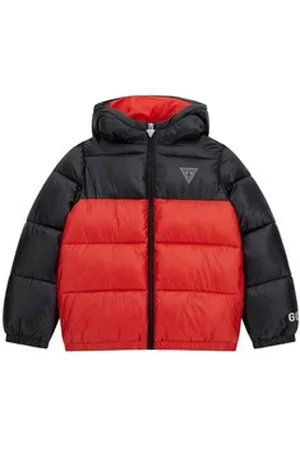 Guess Doudounes enfants HOODED LS PADDED PUFFER W/ZIP