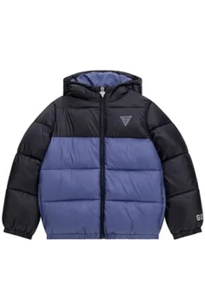 Guess Doudounes enfants HOODED LS PADDED PUFFER W/ZIP