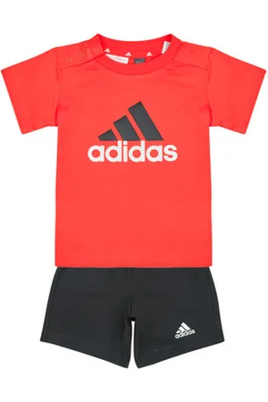 adidas Ensembles enfant Essentials Organic Cotton Tee and Shorts Set