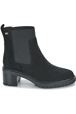 Tommy Hilfiger Boots FLAG MID HEEL SUEDE CHELSEA