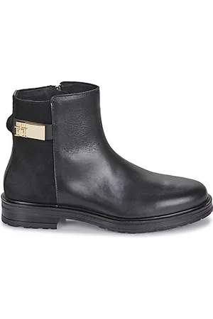 Tommy Hilfiger Boots TH LOGO LEATHER MIX CHELSEA