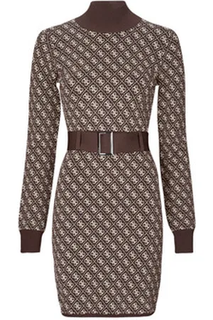 Guess Robe courte LISE 4G LS BELTED DRESS SWTR