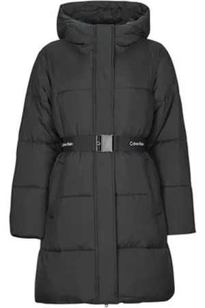 Calvin Klein Doudounes LOGO BELT LONG PUFFER