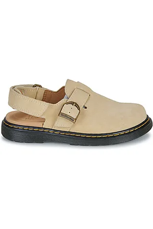 Dr. Martens Sabots enfant Jorgie J Light Tan Bronx Suede