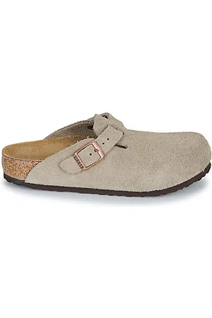 Birkenstock Mules enfant Boston Kids LEVE Taupe
