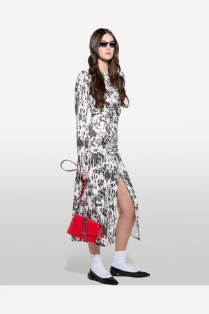 Sisley Robe Fendue Moulante Femme