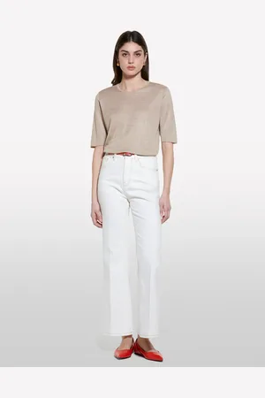 Sisley Jean Bootcut Blanc Femme