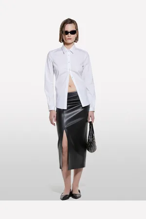 Sisley Jupe Fendue Mi-longue Femme