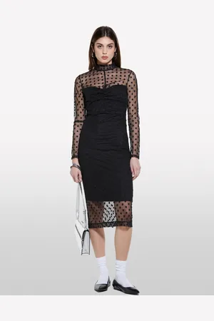 Sisley Robe En Tulle Femme