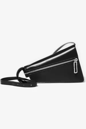 Sisley Black Asymmetric Bag With Shoulder Strap Femme