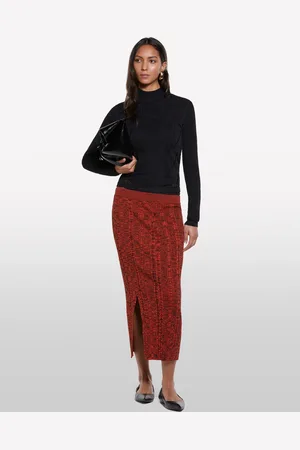Sisley Jupe En Maille Femme