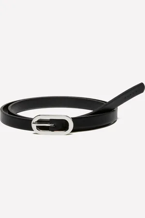 Sisley Ceinture Fine Noire Femme