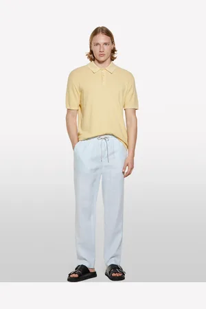 Sisley Pantalon De Jogging 100 % Lin Homme