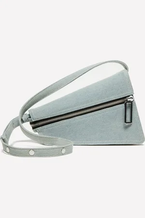 Sisley Sac En Jean Asymétrique Avec Bandoulière Femme