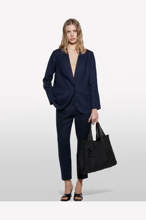 Sisley Blazer 100 % Lin Femme