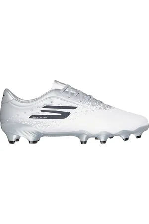Skechers Razor 1.5 Academy FG Moyen Width en Blanc/Argent