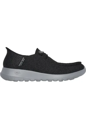 Skechers Slip-ins: GO WALK Max - Halcyon Shoes Moyen Width en Noir/Gris