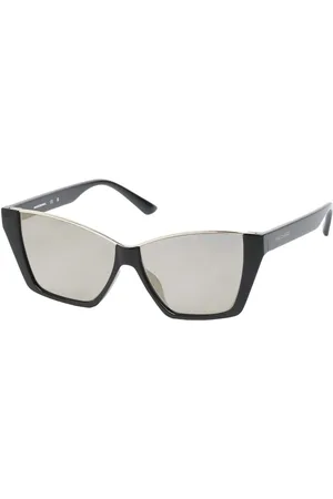 Skechers Cat Eye Lunettes de soleil en Noir/Doré