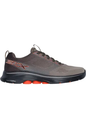 Skechers GO WALK 7 - Hahn Shoes Moyen Width en Brun/Noir