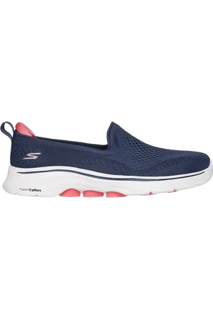 Skechers GO WALK 7 - Vina Shoes Moyen Width en Bleu Marine/Corail