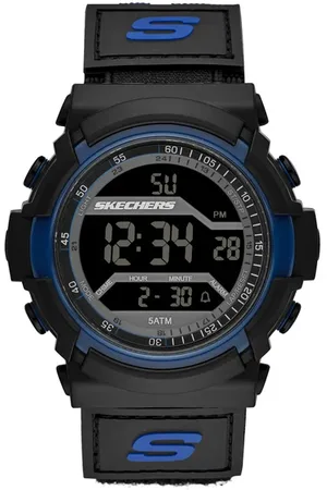 Skechers Flournoy Montre en Noir/Bleu